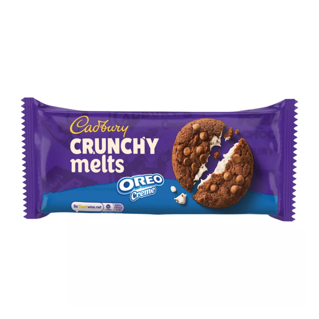 Cadbury Crunchy Melts Oreo Creme 156G X 12 (LP)