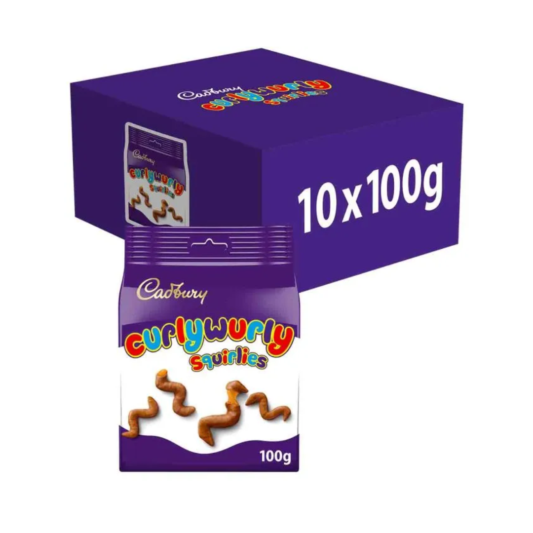 Cadbury Curly Wurly Squirlies 100G X 10 (LP)