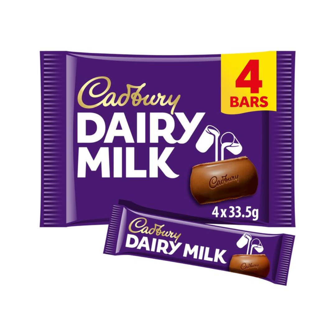 Cadbury Dairy Milk 4 Pack 134G X 15 (LP)
