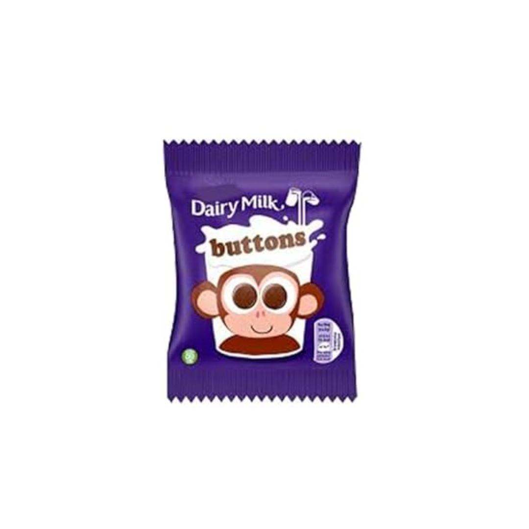 Cadbury Dairy Milk Buttons 4 Pk 57.6G X 18 (LP)