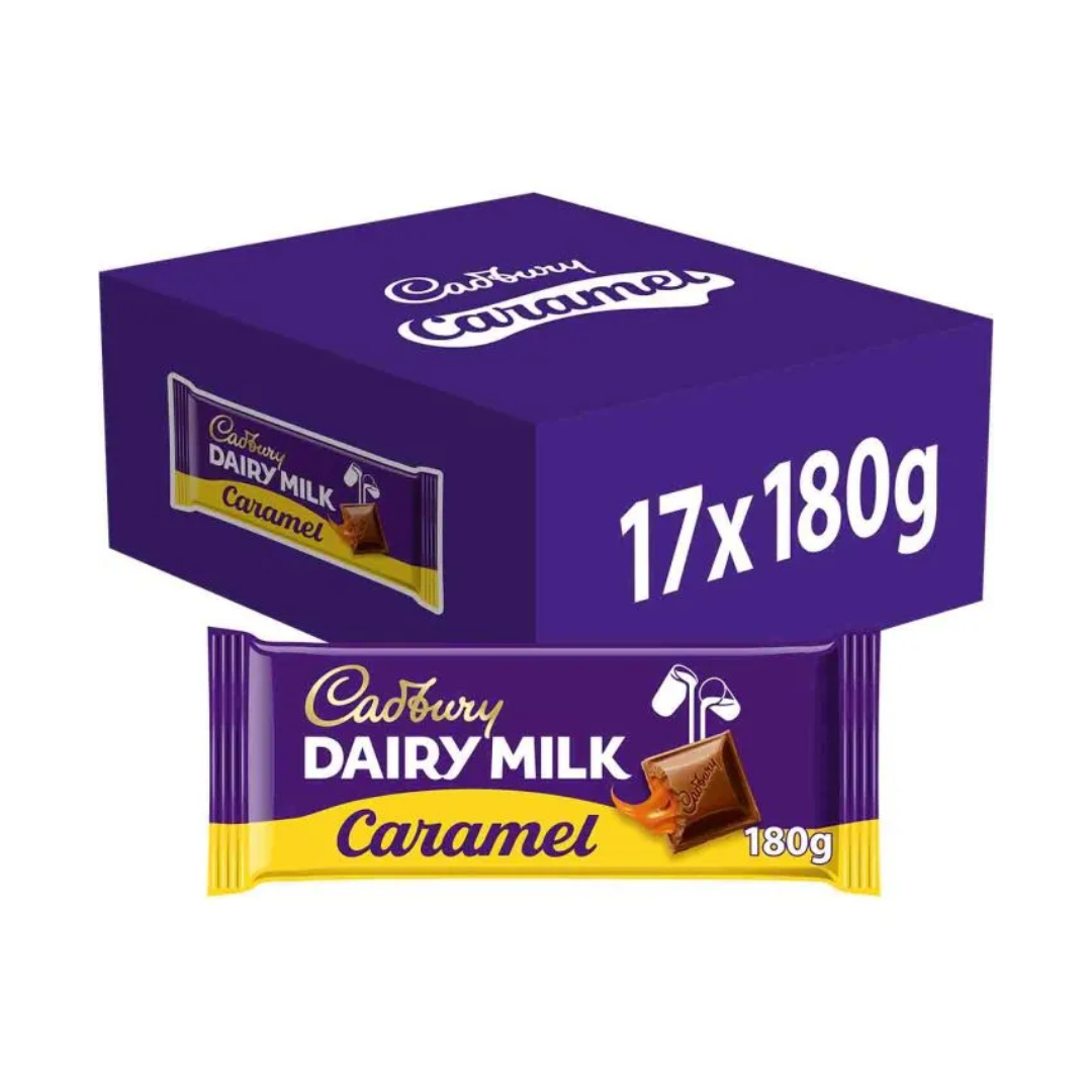 Cadbury Dairy Milk Caramel 180G X 17 (LP)