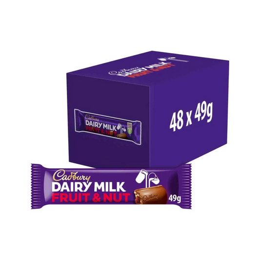 Cadbury Dairy Milk Fruit & Nut 49G X 48 (LP)