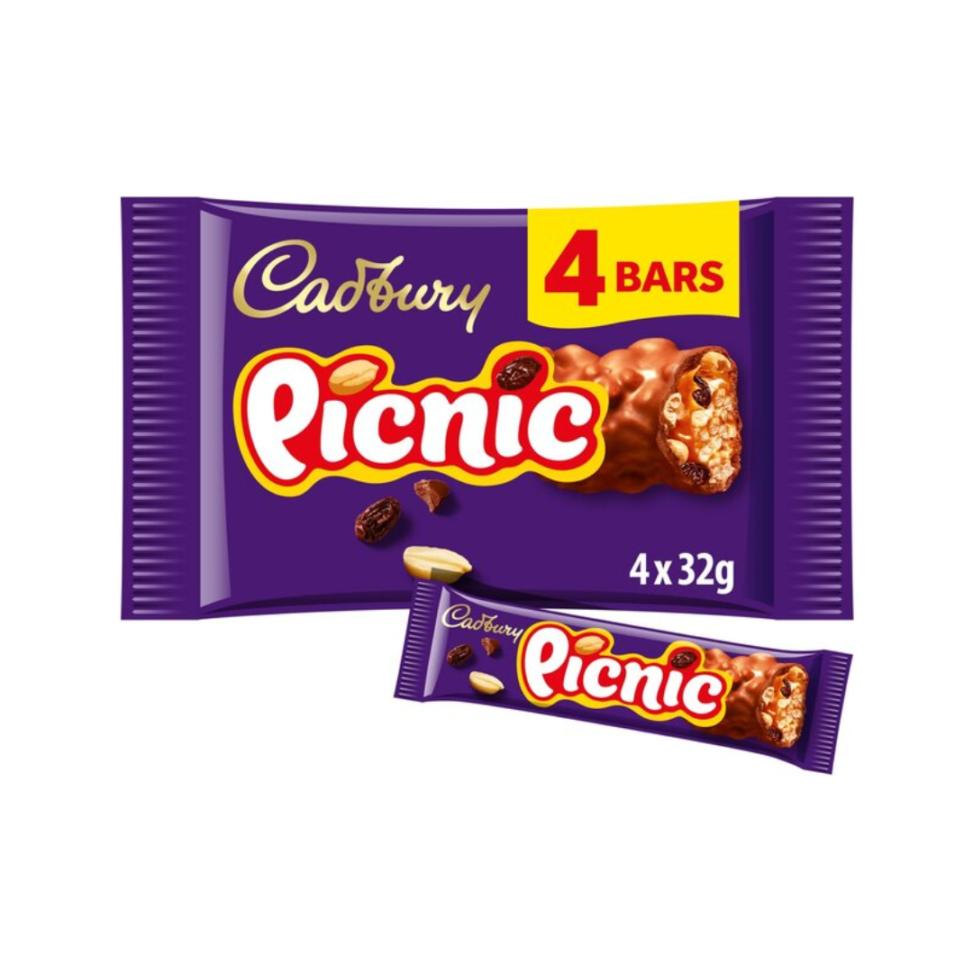 Cadbury Picnic 4 Pack 128G X 10 (LP)
