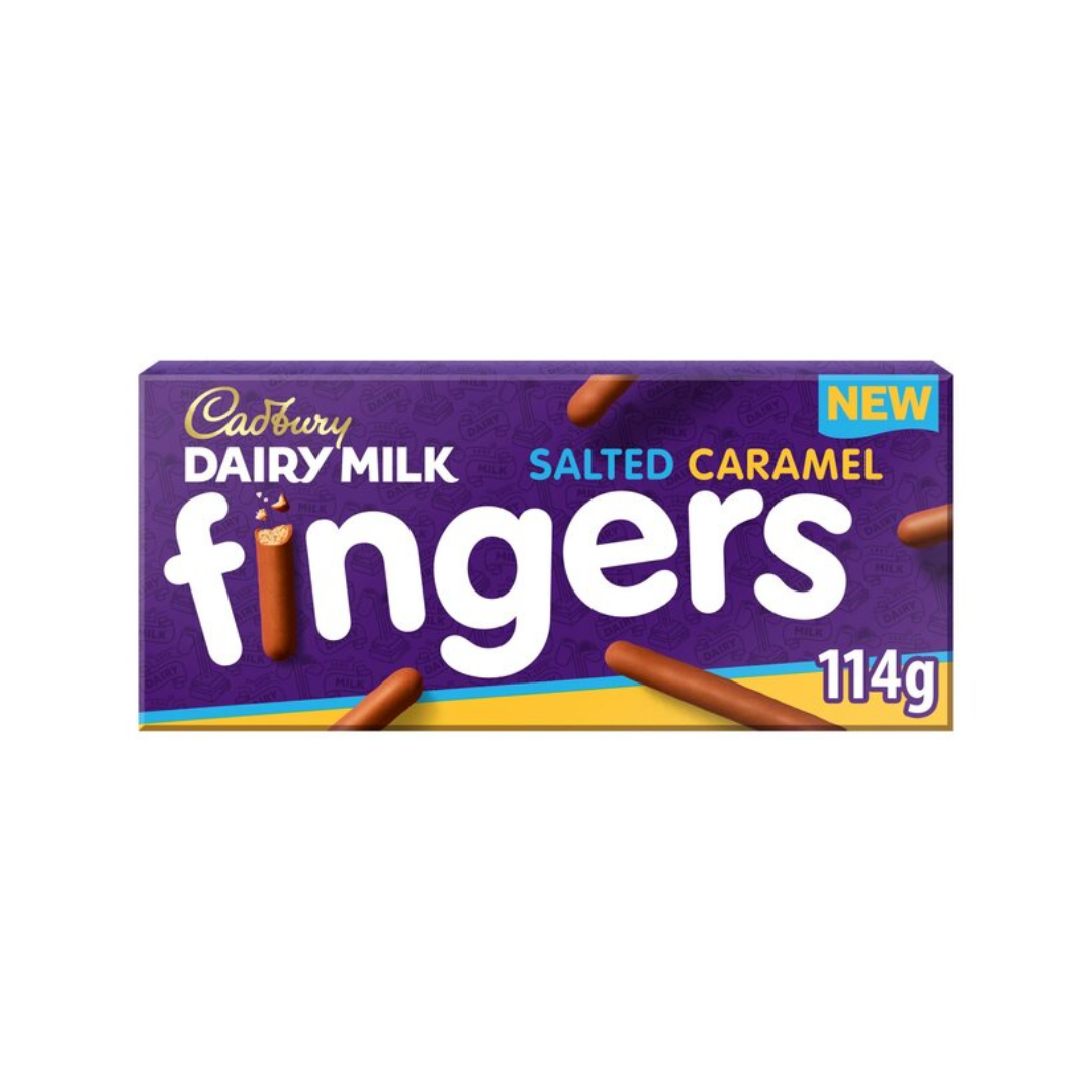 Cadbury Salted Caramel Fingers 114G X 20 (LP)