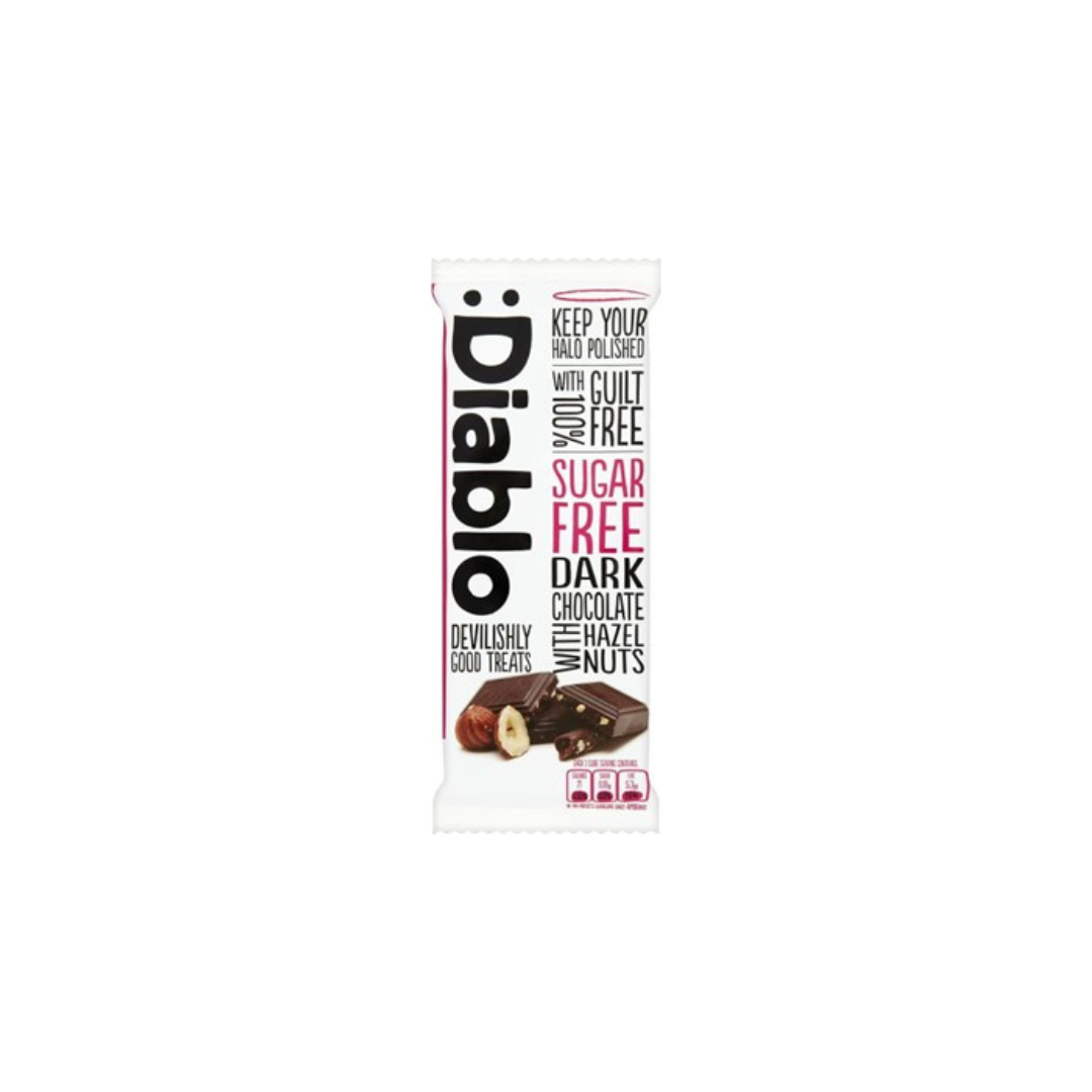 :Diablo Dark Chocolate With Hazelnut 85g