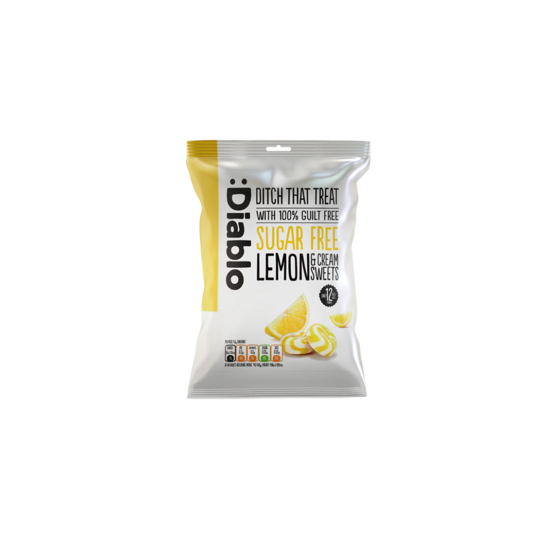:Diablo Lemon & Cream Sweets 75g