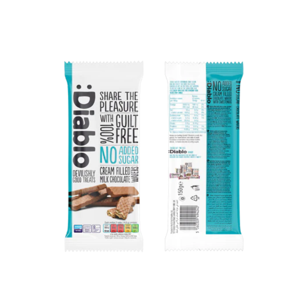 :Diablo Milk Chocolate Coated Wafer 150G