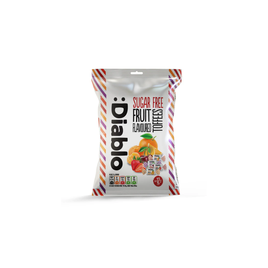:Diablo SF Fruit Toffee Sweets 75g