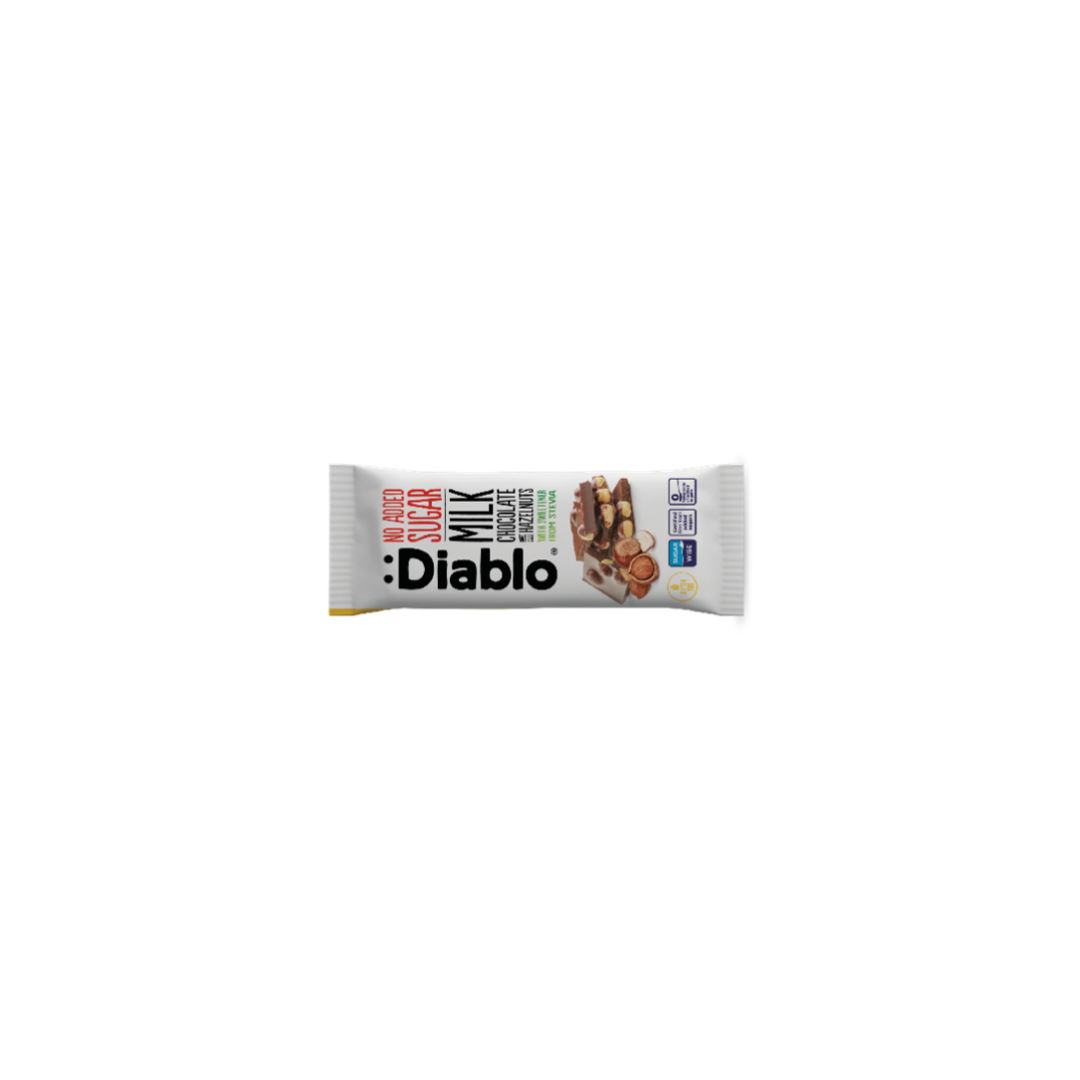 :Diablo Stevia Milk Hazelnuts 75g