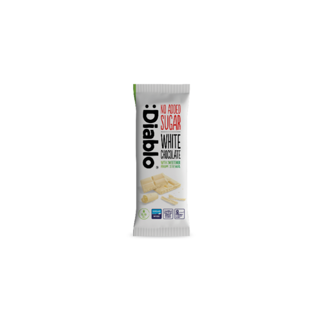 :Diablo Stevia White Chocolate 75g