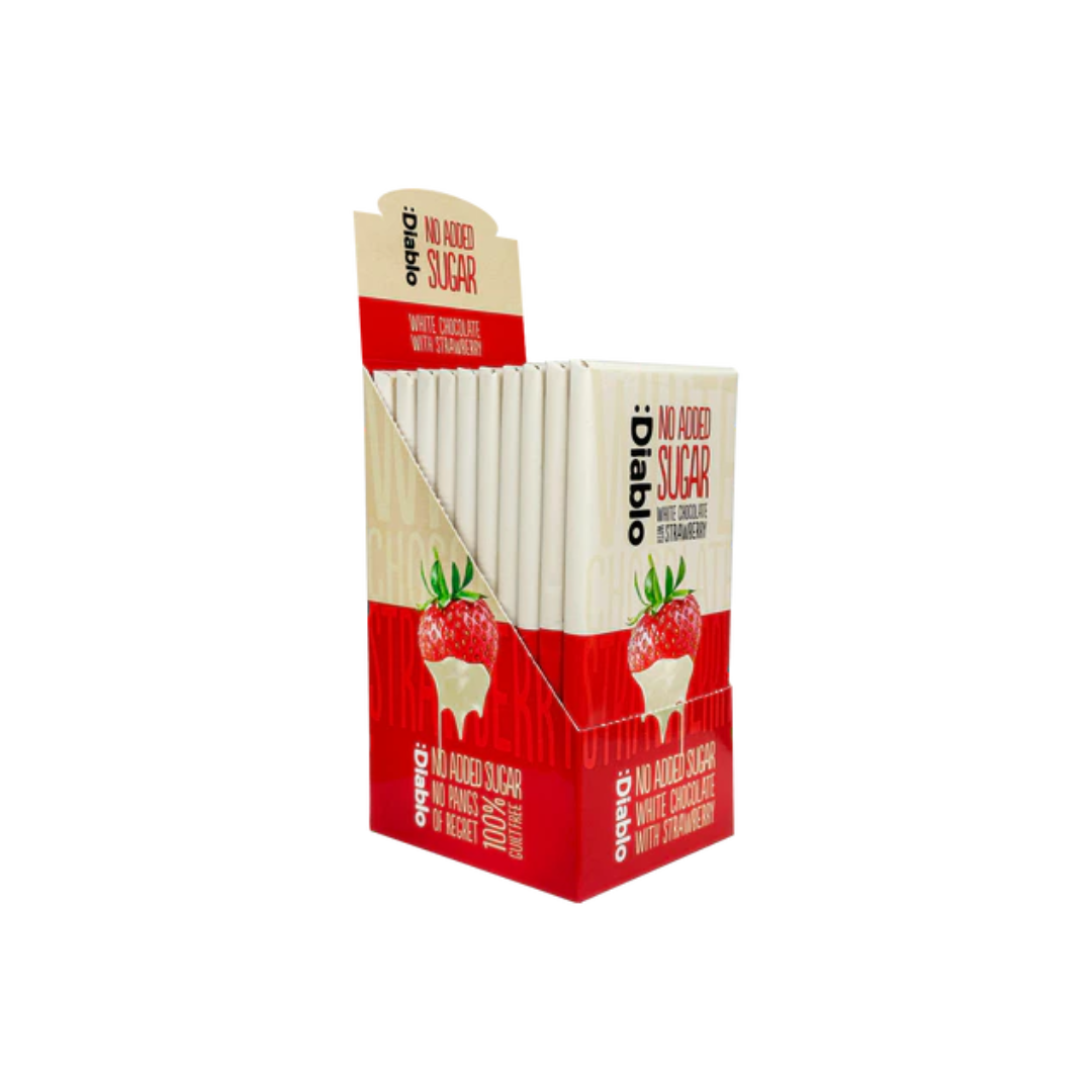 :Diablo White Chocolate With Strawberry 75G