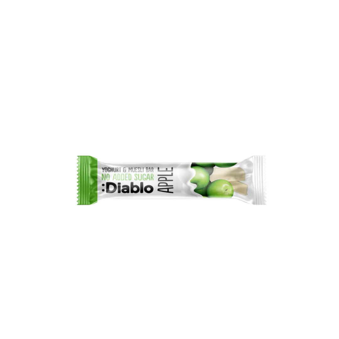 :Diablo Yoghurt Coated Apple Muesli Bar 30g