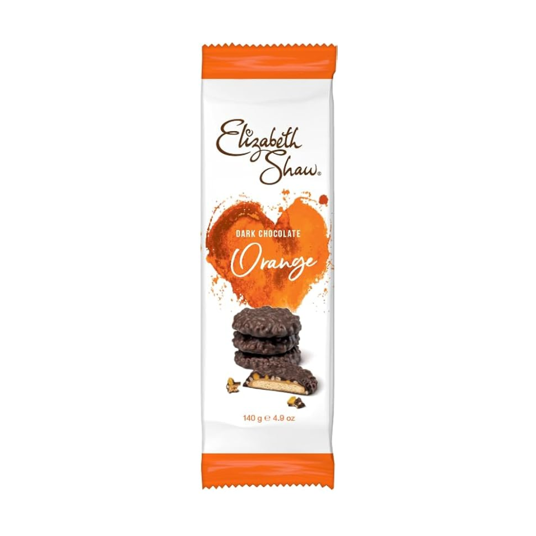 Elizabeth Shaw Dark Chocolate Orange Biscuits (10 x140g)