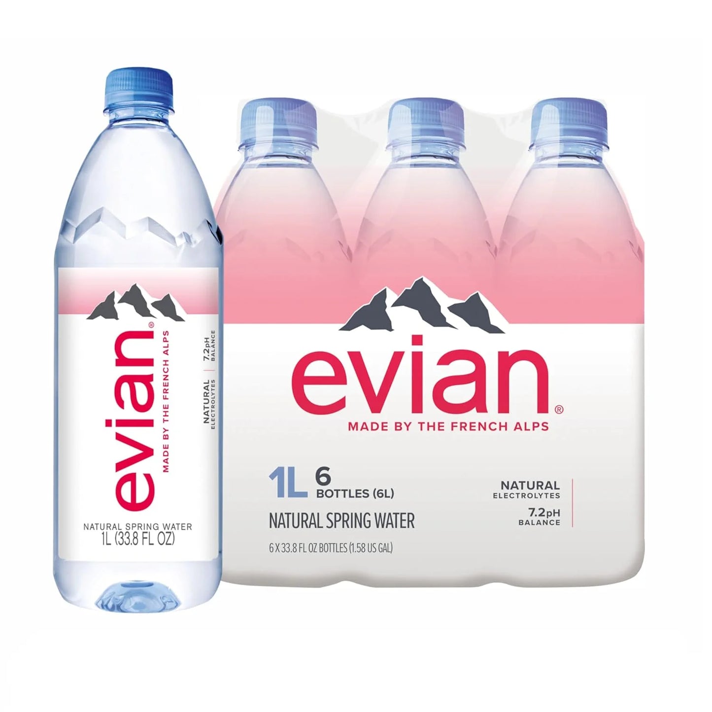Evian Mineral Water 6Pk