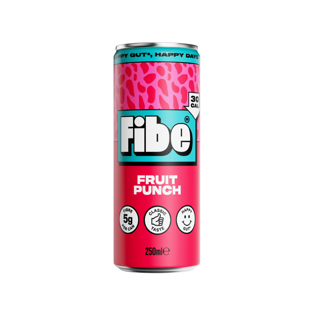 Fibe Prebiotic Soda Fruit Punch 12 x 250ml