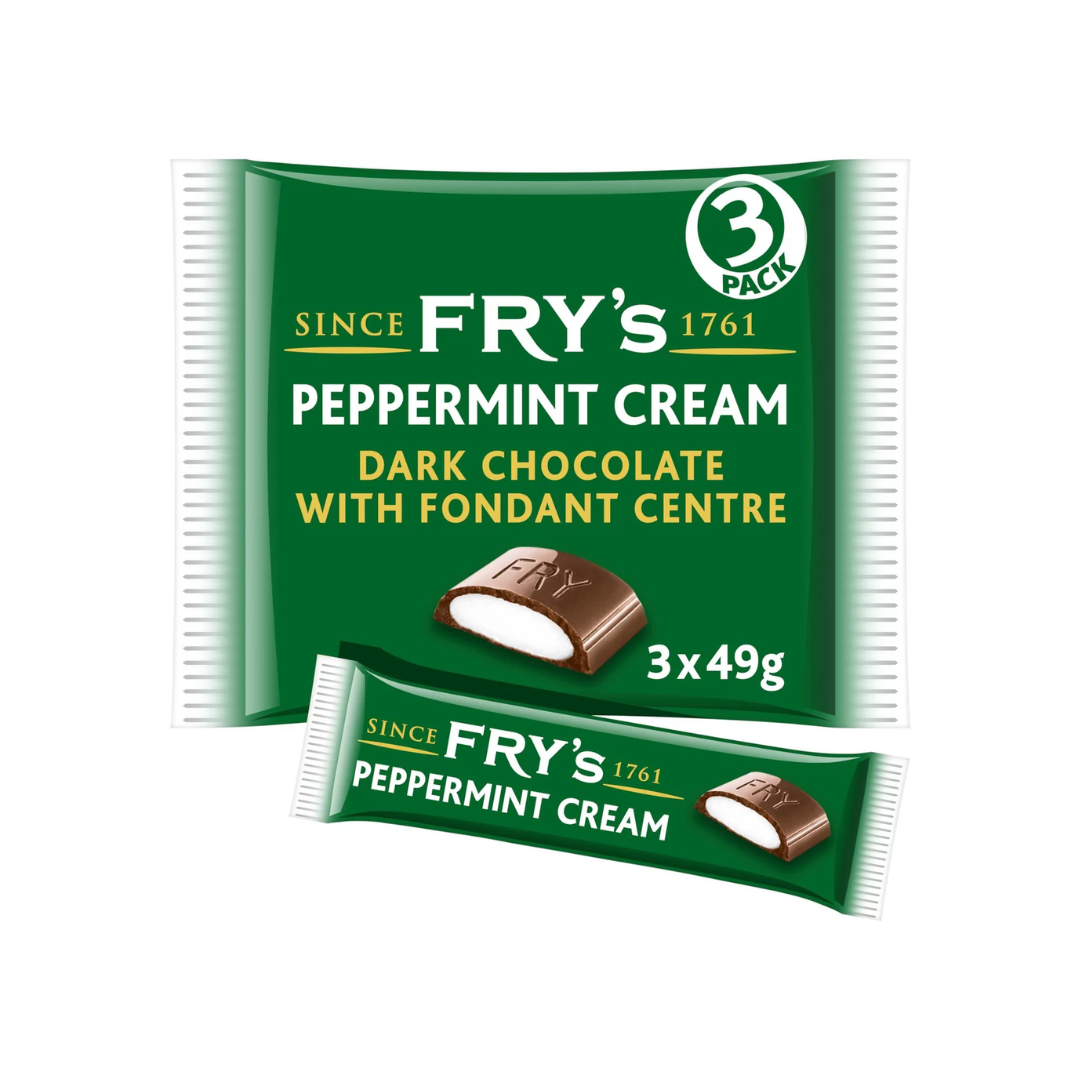 Fry's Pepper Mint Cream 147G 3Pk X 16 (LP)