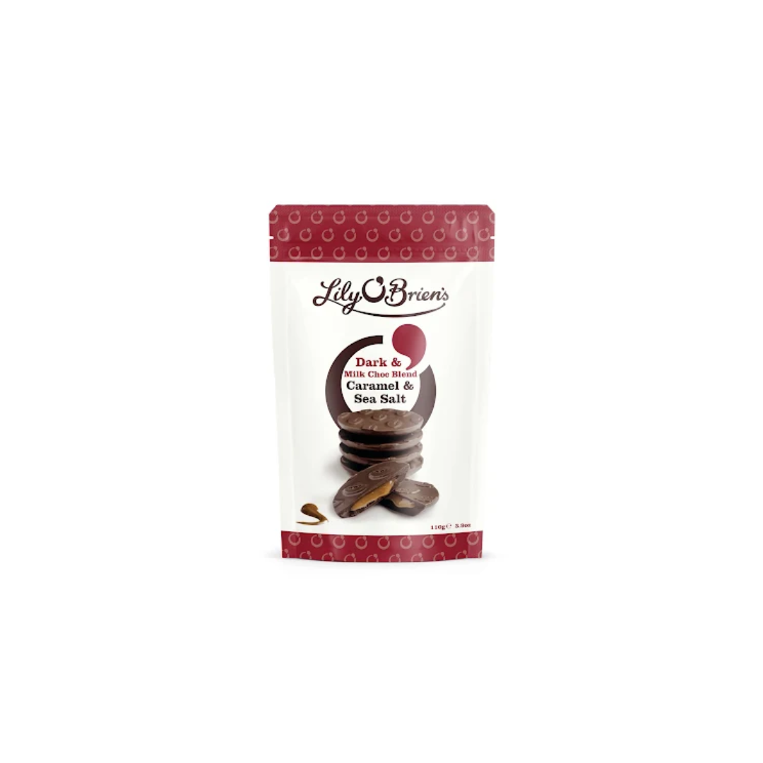 Lily O'Brien's Dark/Milk Caramel S/Salt Bag (7x100g)