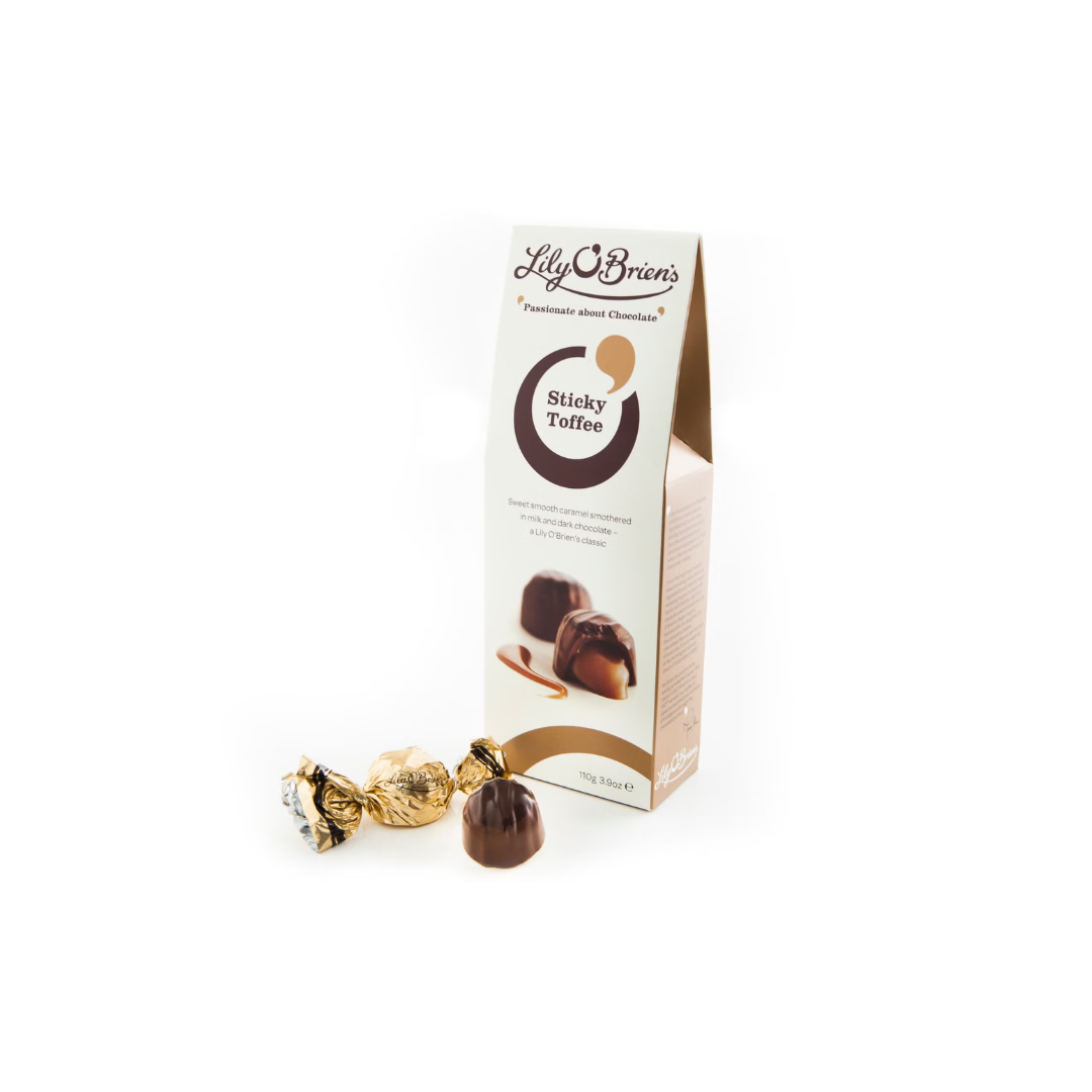 Lily O'Brien's Sticky Toffee Pouch (12x110g)