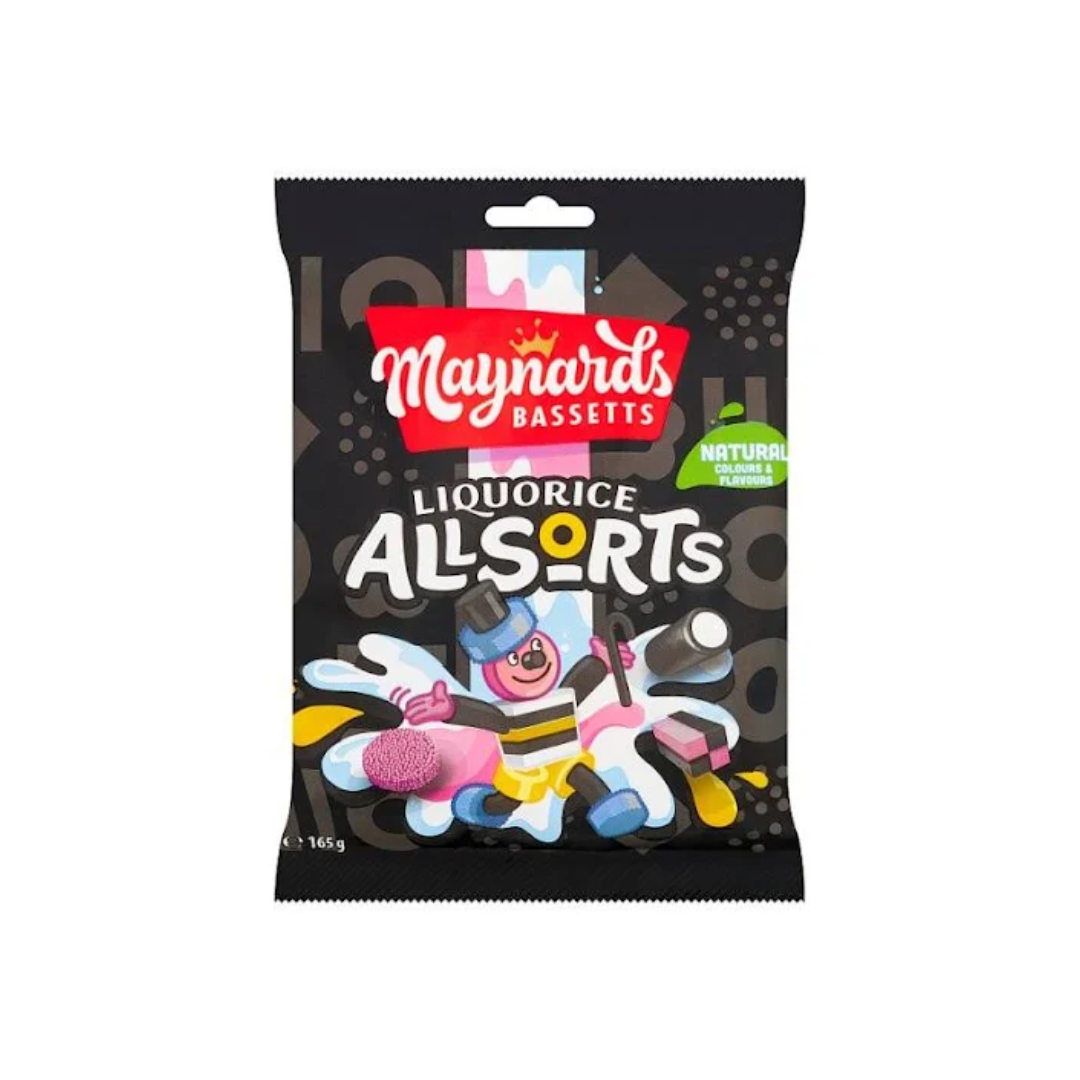 Maynards Bassett's Liquorice Allsorts 165G X 10 (LP)