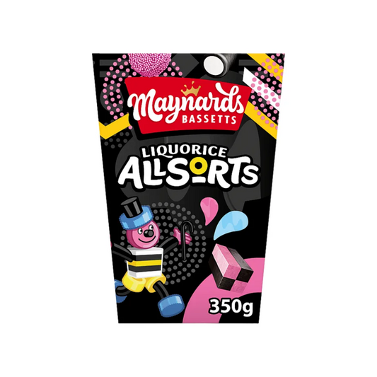 Maynards Bassett's Liquorice Allsorts 350G X 6 (LP)
