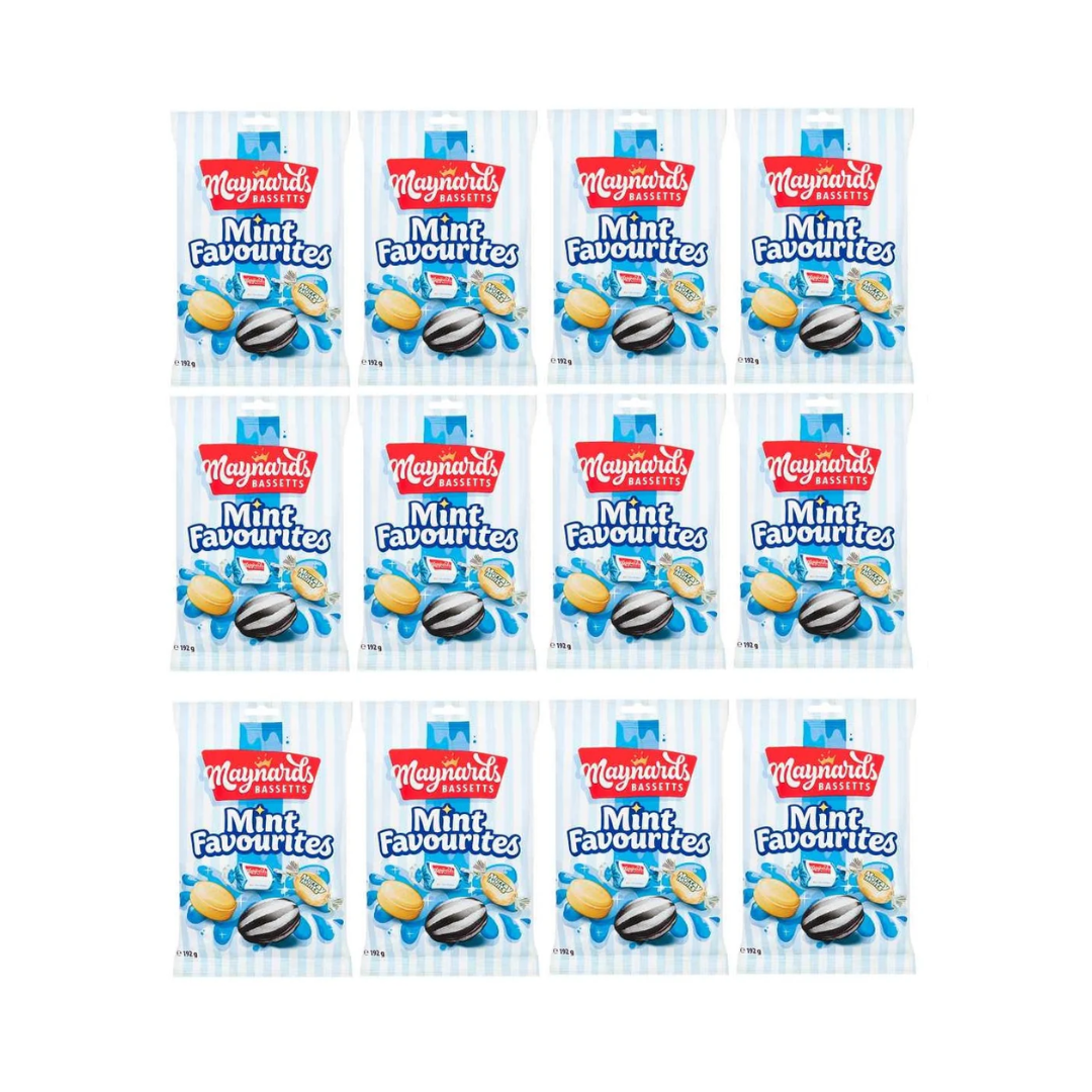 Maynards Bassett's Mint Favourites 192G X 12 (LP)