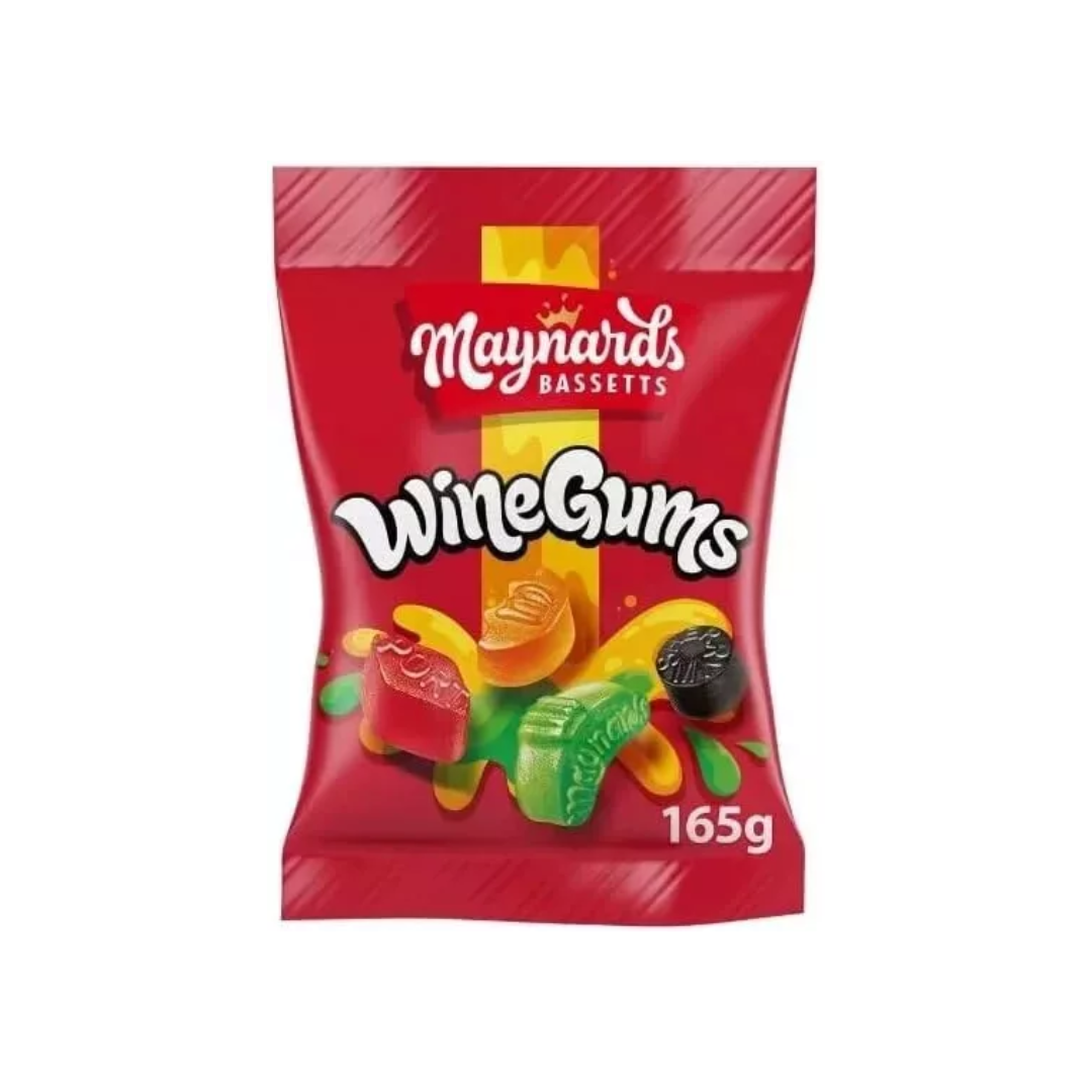 Maynards Bassett's Wine Gums 165G X 10 (LP)