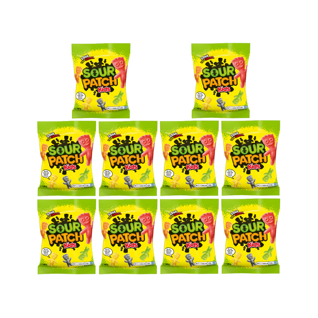Maynards Sour Patch Kids 140G X 10 (LP)