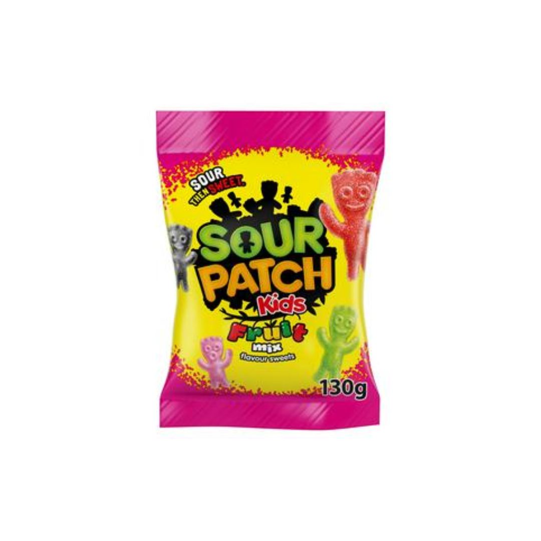 Maynards Sour Patch Kids Fruit Mix 130G X 10 (LP)