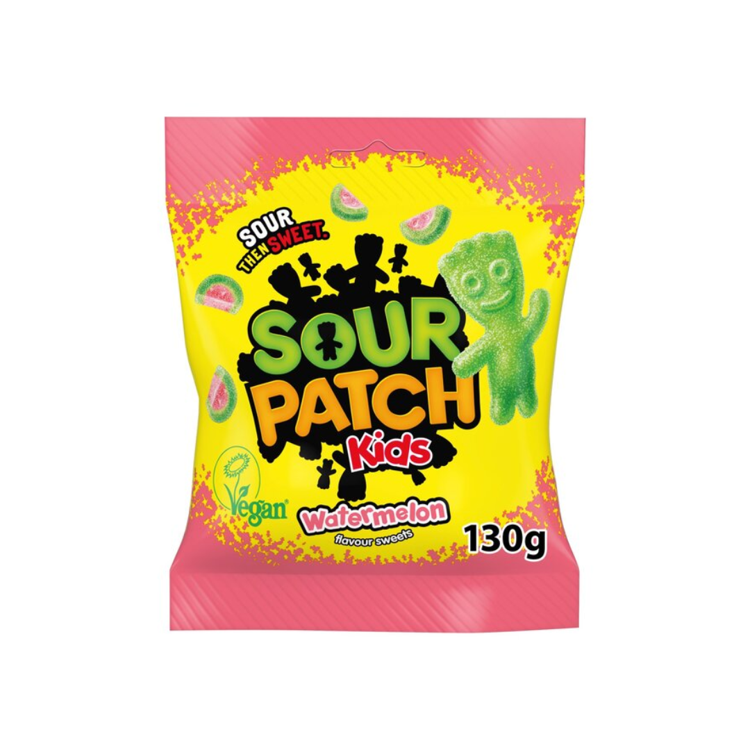 Maynards Sour Patch Kids Watermelon 130G X 10 (LP)
