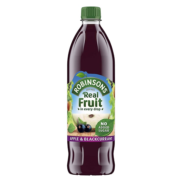 Robinsons Apple & Blackcurrant No Added Sugar