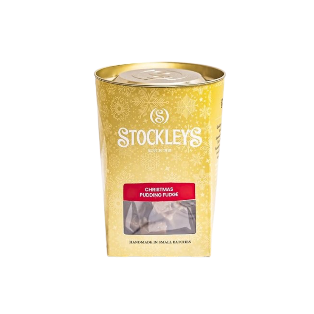Stockley's Christmas Pudding Fudge Treat Cartons