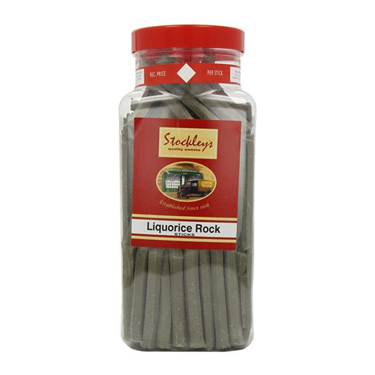 Stockley's Liquorice Rock Sticks (180 per Jar)