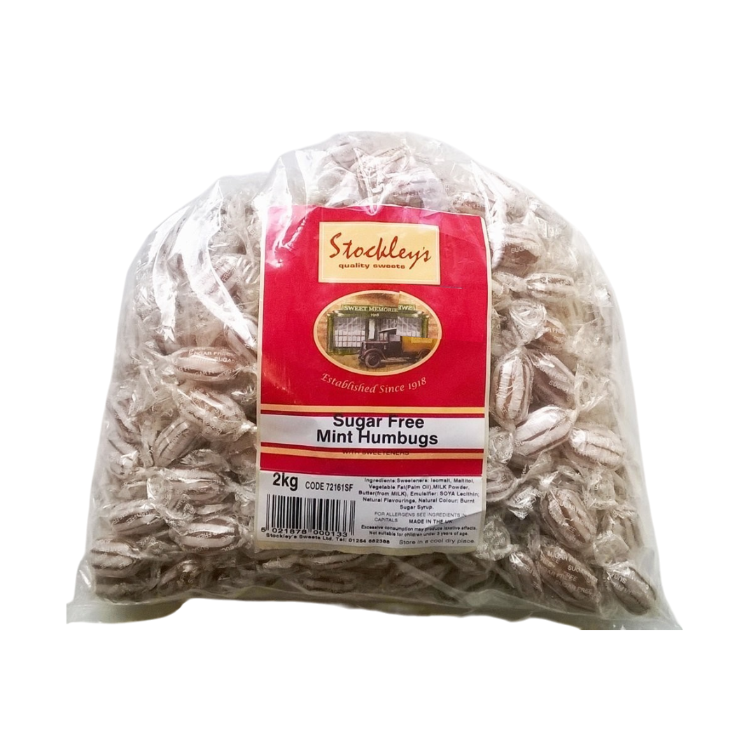 Stockley's Sugar Free Mint Humbugs 2kg