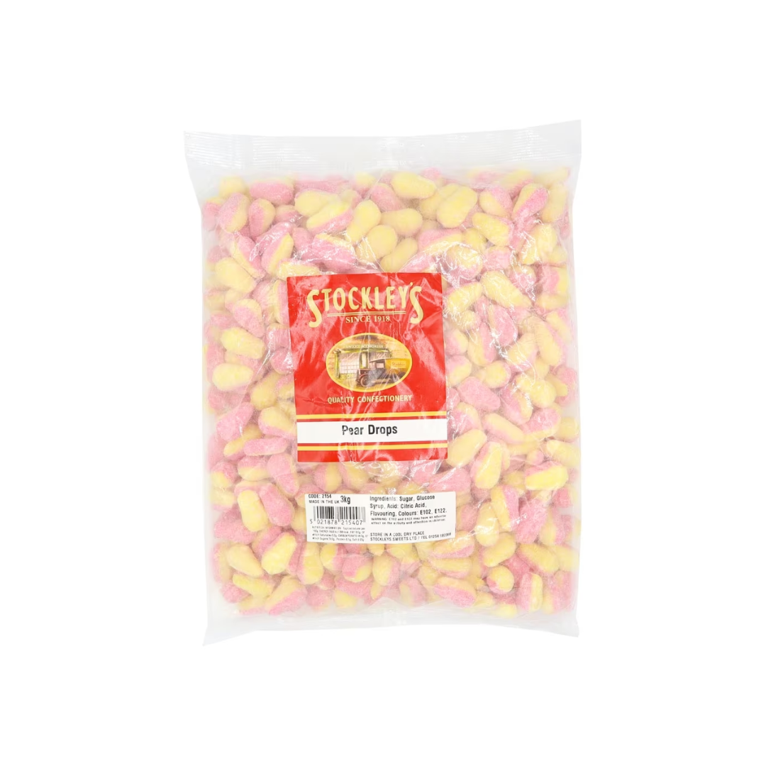 Stockley's Unwrapped Pear Drops 3kg