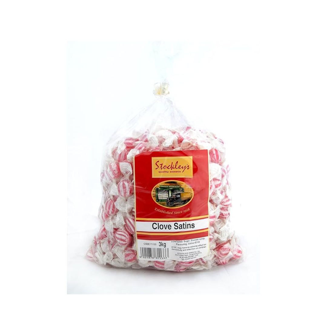 Stockley's Wrapped Hard Sweet Clove Satins 3kg