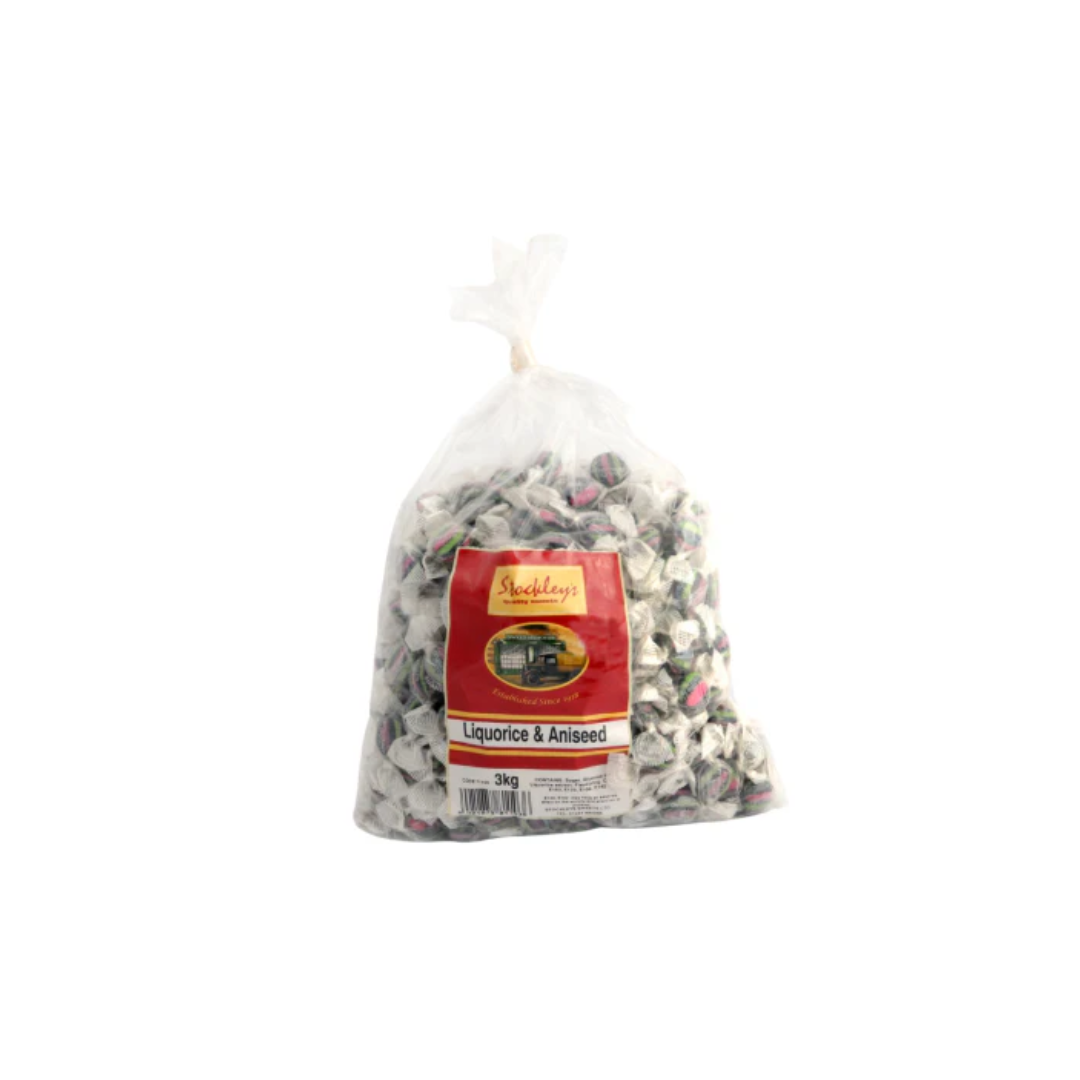 Stockley's Wrapped Hard Sweet Liquorice & Aniseed 3kg