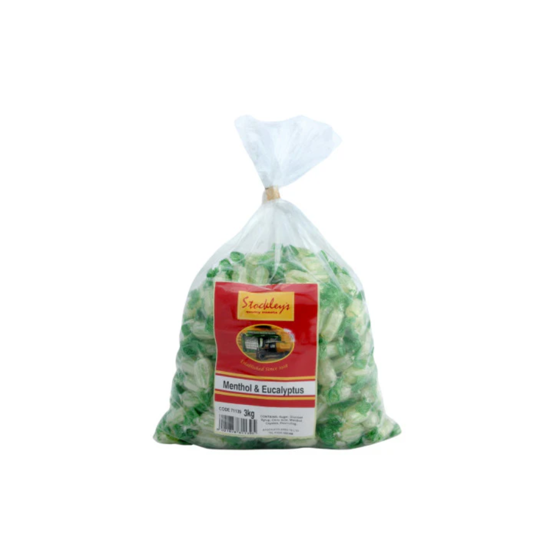Stockley's Wrapped Hard Sweet Menthol & Eucalyptus 3kg