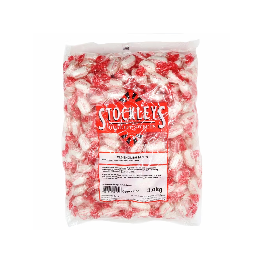 Stockley's Wrapped Old English Mints 3kg