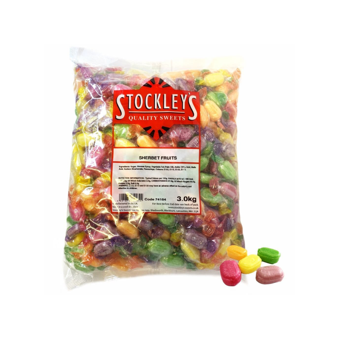Stockley's Wrapped Sherbet Fruits 3kg