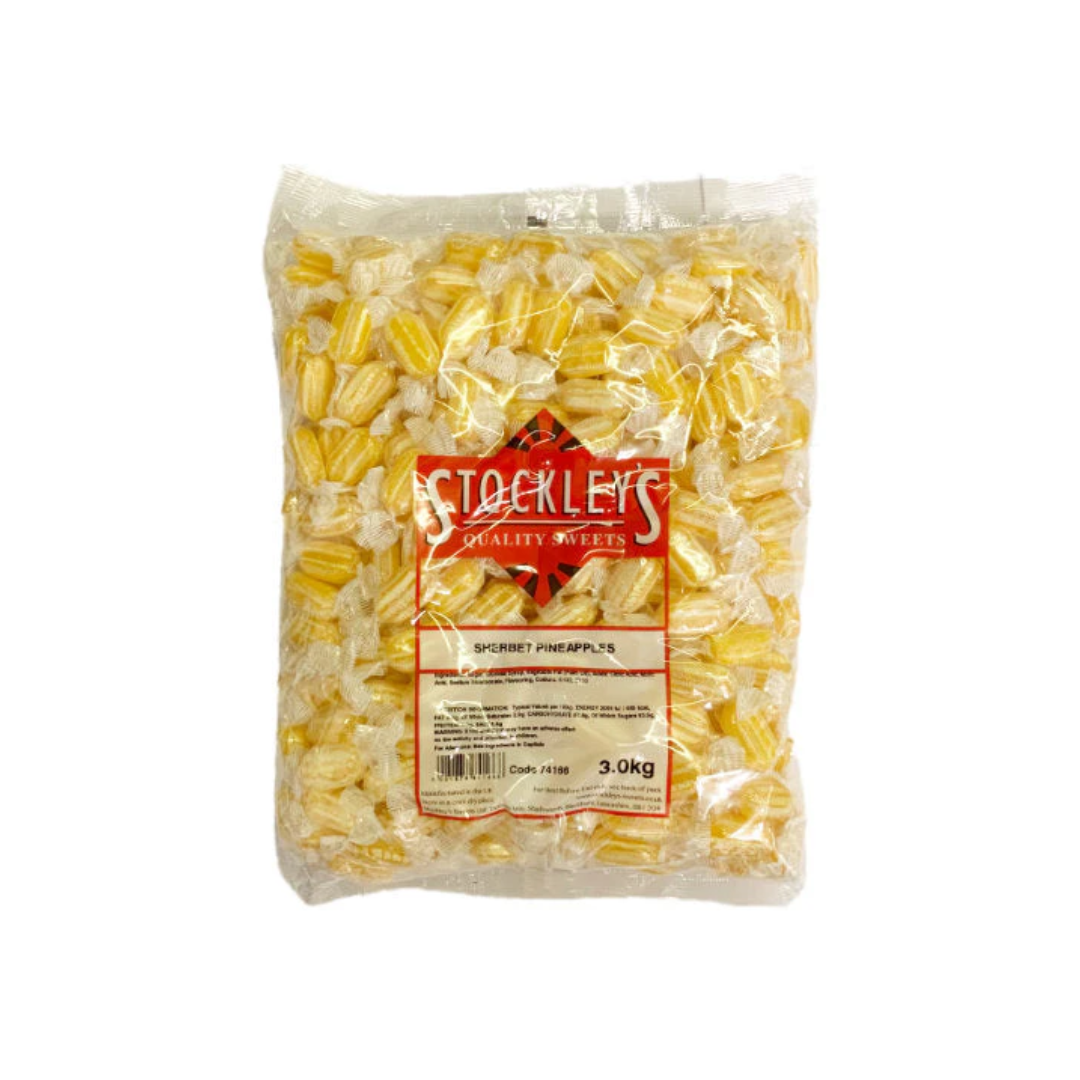 Stockley's Wrapped Sherbet Pineapple 3kg