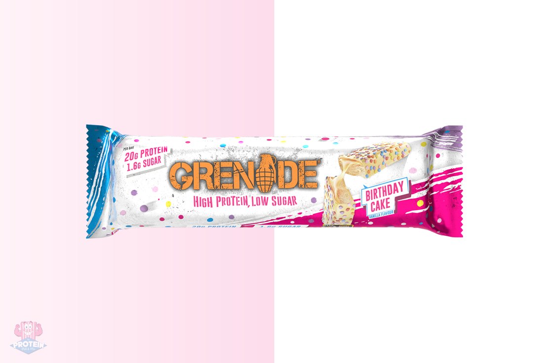 Grenade Carb Killa Birthday Cake Bars
