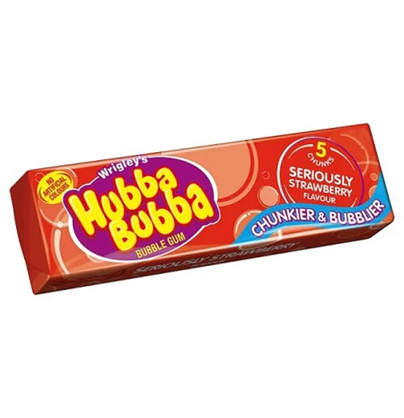 Wrigley Hubba Bubba Strawberry 5Pk