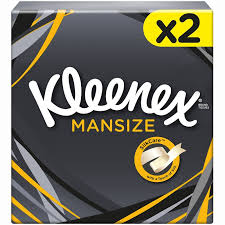 Kleenex Mansize Tissues Twin Pk
