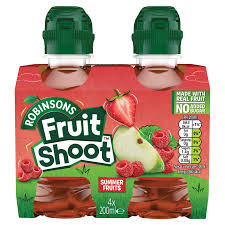 Robinsons Fruit Shoot Summer Fruits No Added Sugar 4Pk