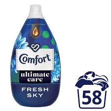 Comfort Ultimate Care Fresh Sky Fabric Conditioner 58 Washes