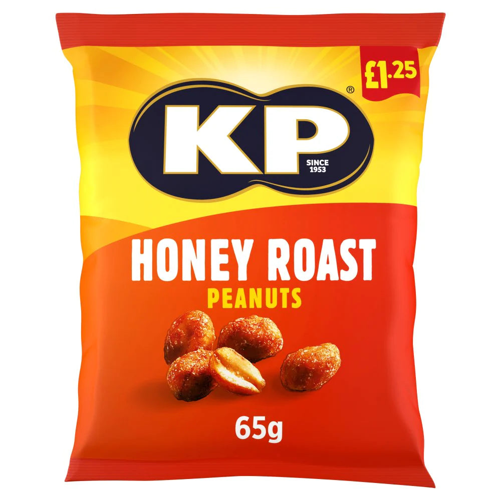 Kp Honey Roasted Peanuts £1.25 Pmp