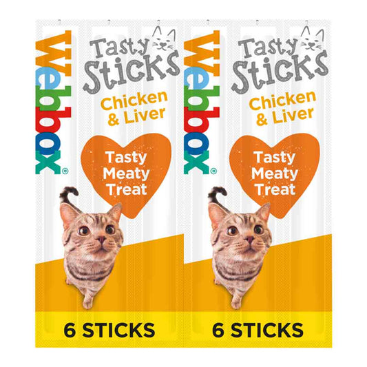 Webbox Delight Chicken Sticks 6Pk