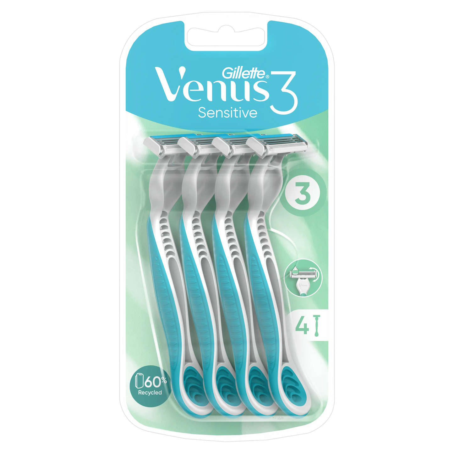 Gillette Venus 3 Sensitive 4PK*