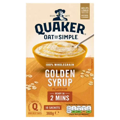 Quaker Oat So Simple Golden Syrup