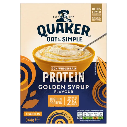 Quaker Oat So Simple Protein Golden Syrup